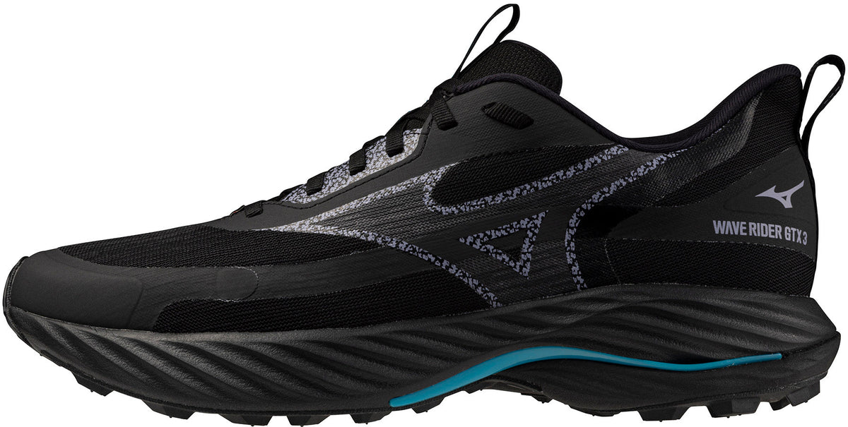 Mizuno Wave Rider GORE-TEX 3 Men's Trail Running Shoes - Black - View 1