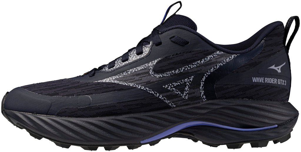 Mizuno Wave Rider GORE-TEX 3 Women's Trail Running Shoes- Grey - View 1