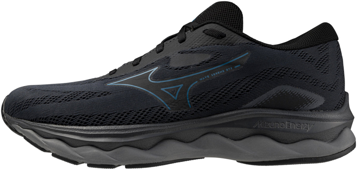 Mizuno Wave Serene GORE-TEX Men's Running Shoes - Black - View 1