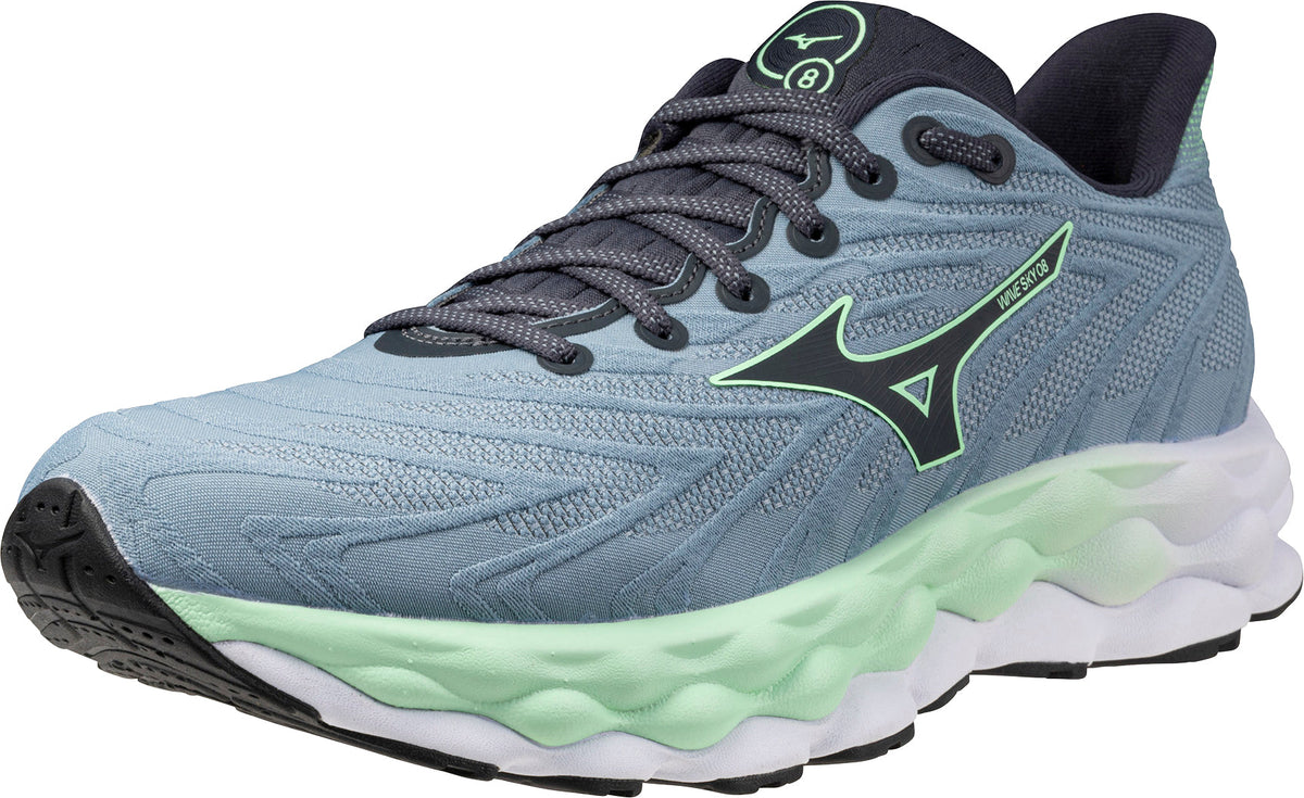 Mizuno Wave Sky 8 Men's Running Shoes - Blue - View 6
