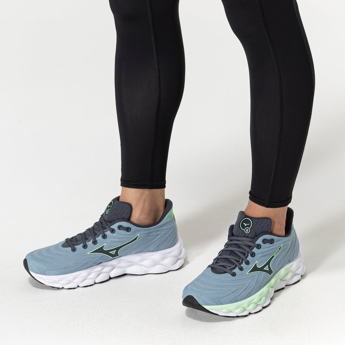 Mizuno Wave Sky 8 Men's Running Shoes - Blue - View 9