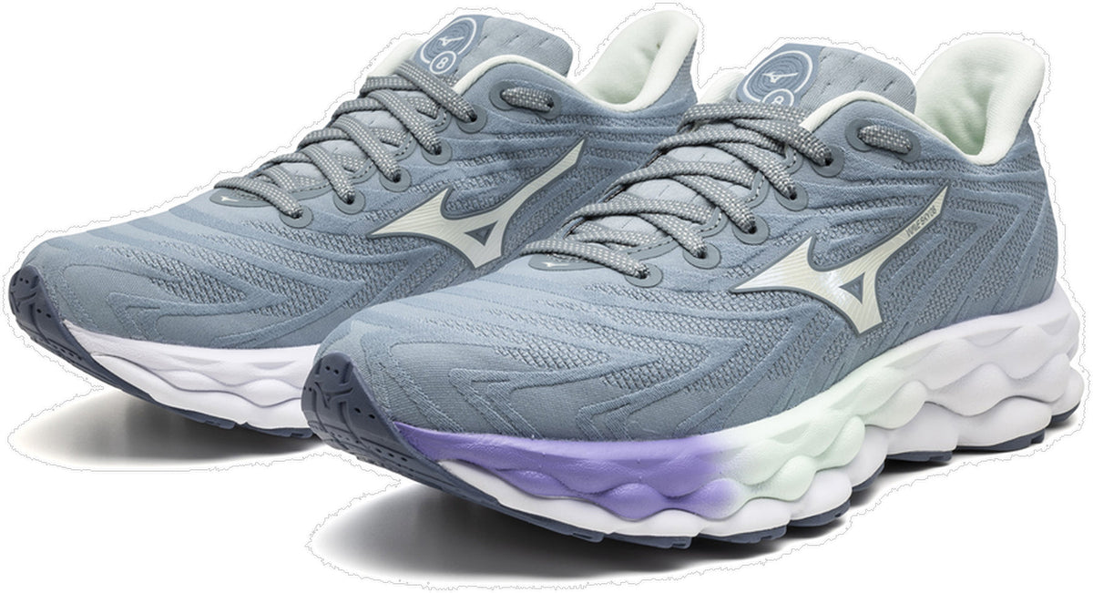 Mizuno Wave Sky 8 Women's Running Shoes - Grey - View 6