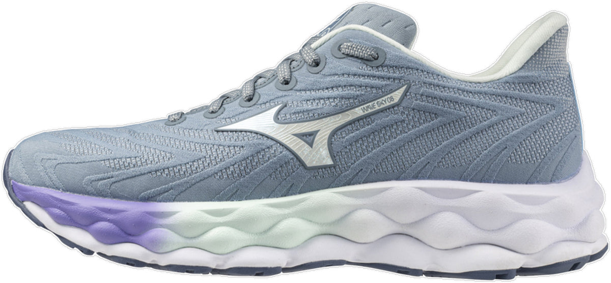 Mizuno Wave Sky 8 Women's Running Shoes - Grey - View 1