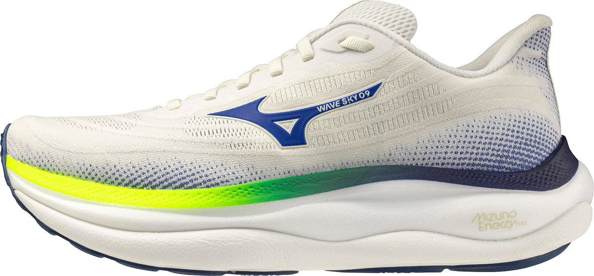 Mizuno Wave Sky 9 Men's Running Shoes - White - View 1