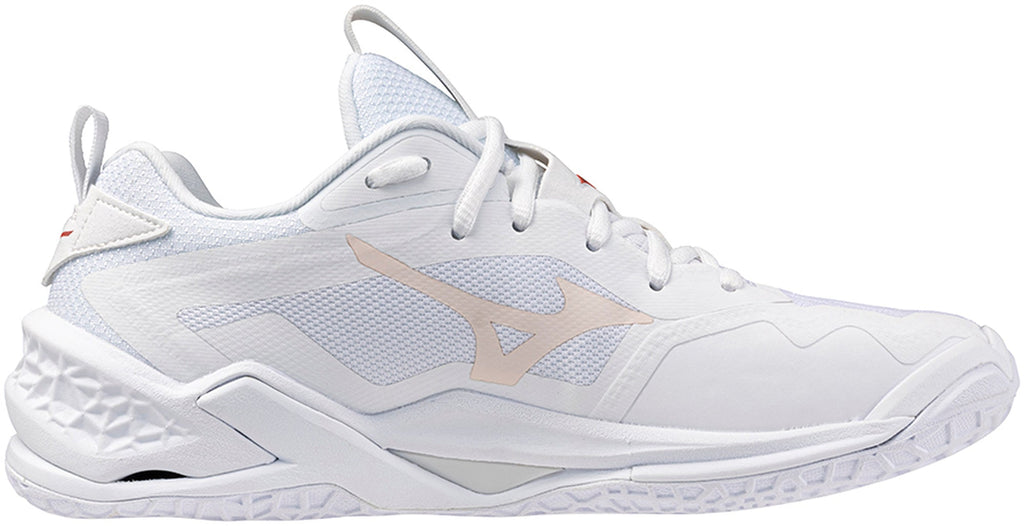 Mizuno Wave Stealth Neo 2 Women's Netball Shoes - White - View 3