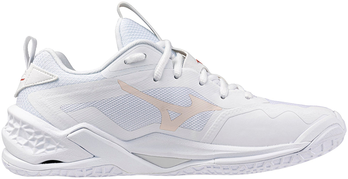 Mizuno Wave Stealth Neo 2 Women's Netball Shoes - White - View 3