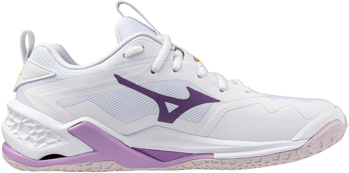 Mizuno Wave Stealth Neo 2 Women's Netball Shoes - White - View 3
