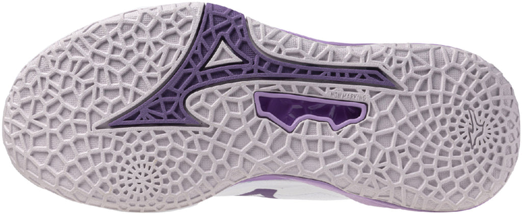 Mizuno Wave Stealth Neo 2 Women's Netball Shoes - White - View 2