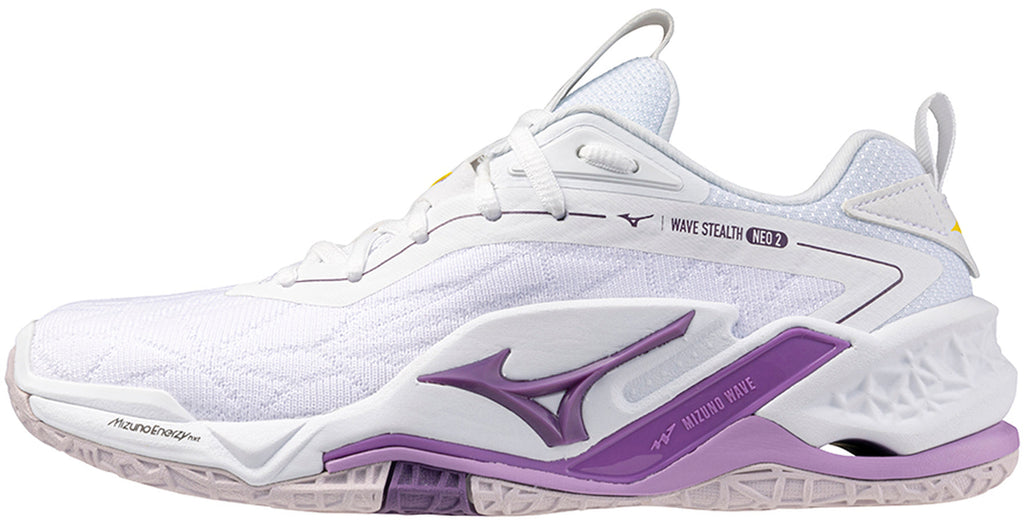 Mizuno Wave Stealth Neo 2 Women's Netball Shoes - White - View 1