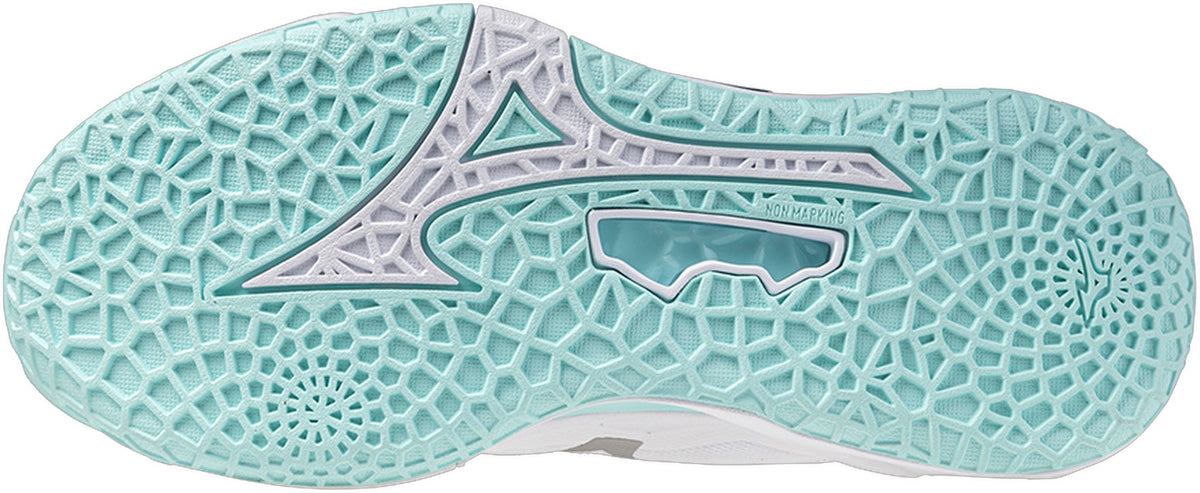 Mizuno Wave Stealth Neo 2 Women's Netball Shoes - White - View 2