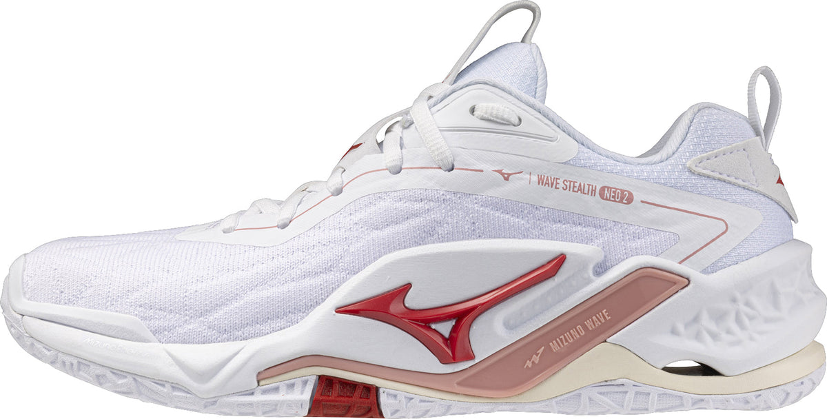 Mizuno Wave Stealth Neo 2 Women's Netball Shoes - White - View 1