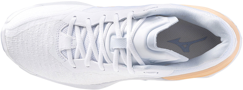 Mizuno Wave Stealth Neo Women's Netball Shoes - White - View 4