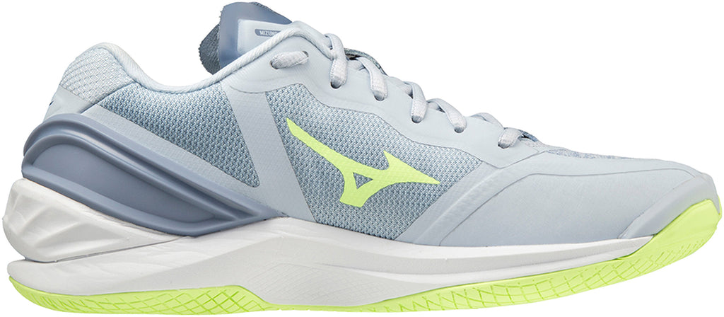 Mizuno Wave Stealth Neo Women's Netball Shoes - Blue - View 3