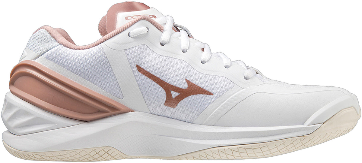 Mizuno Wave Stealth Neo Women's Netball Shoes - White - View 3