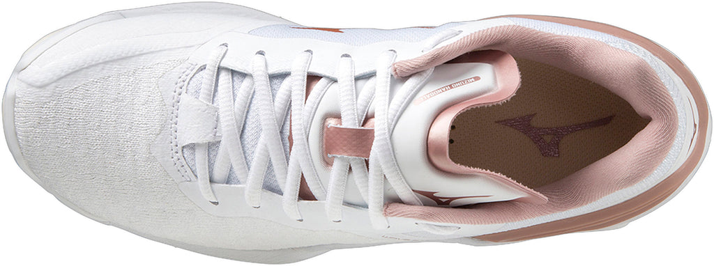 Mizuno Wave Stealth Neo Women's Netball Shoes - White - View 4