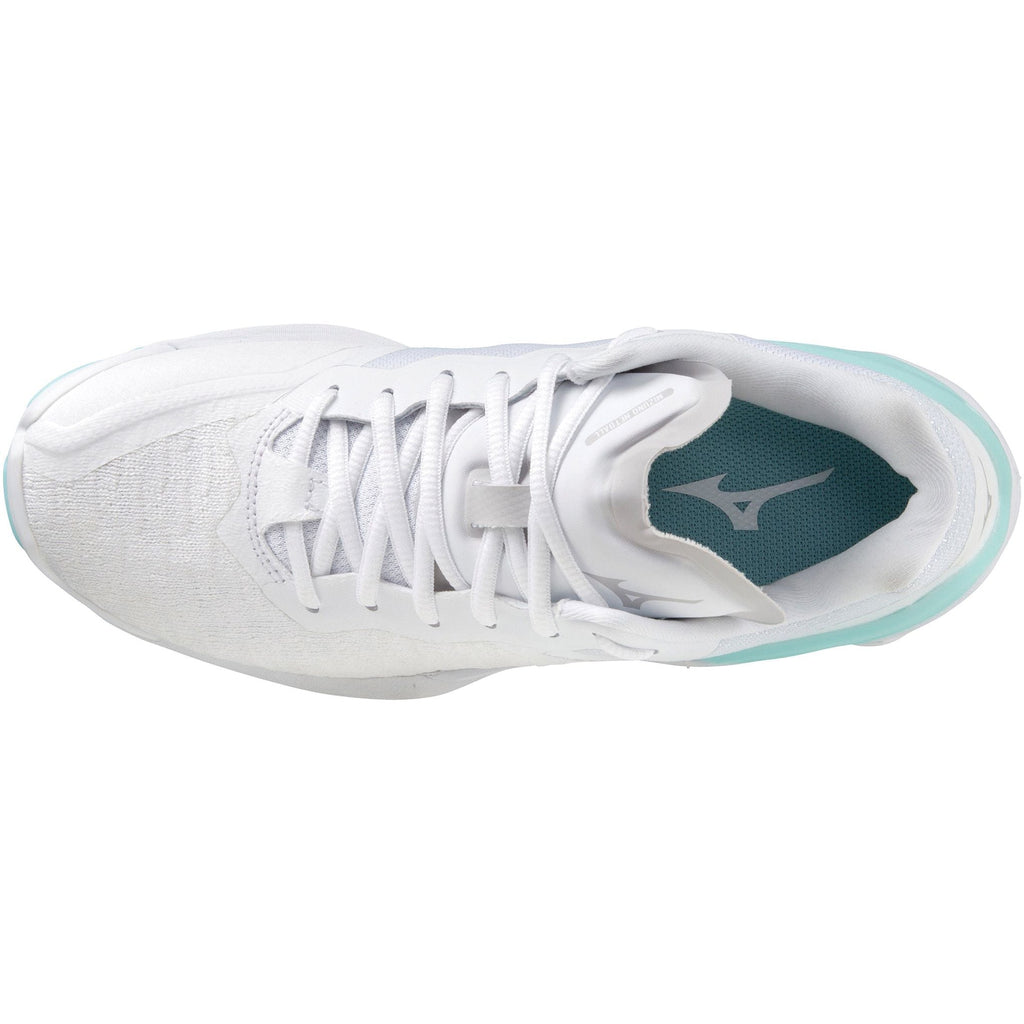 Mizuno Wave Stealth Neo Women's Netball Shoes - White - View 4