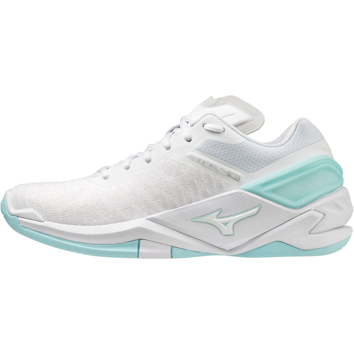 Mizuno Wave Stealth Neo Women's Netball Shoes - White - View 1