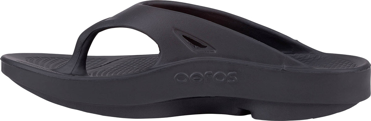 Oofos OOriginal Recovery Sandals - Black - View 3