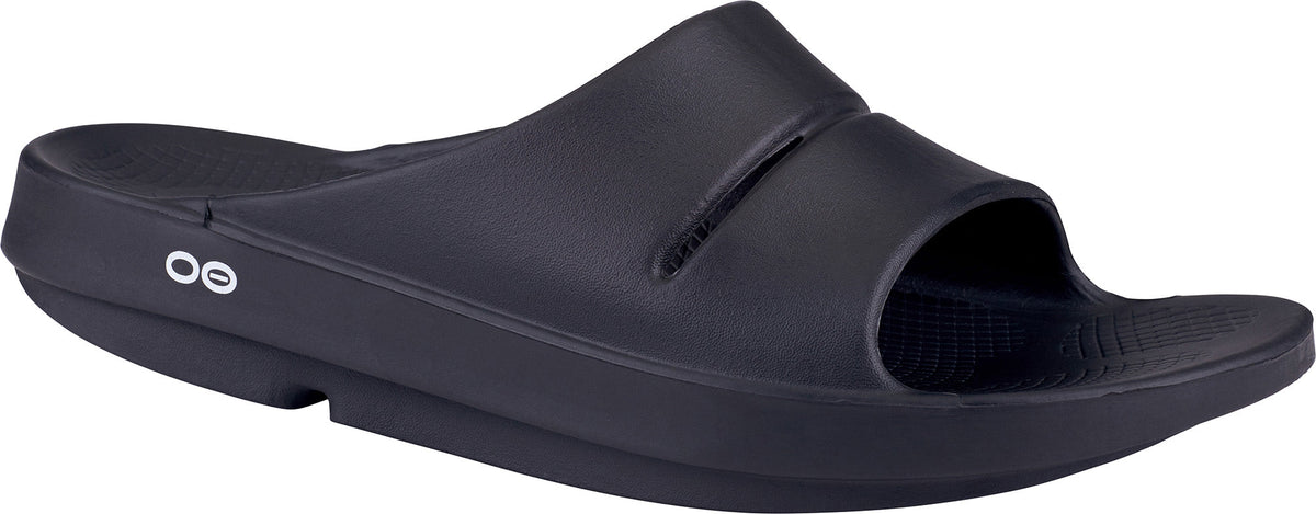 Oofos OOahh Recovery Sliders - Black - View 7
