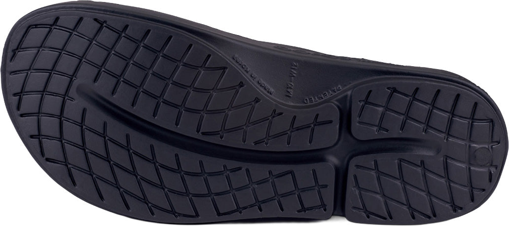 Oofos OOahh Recovery Sliders - Black - View 2