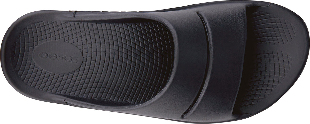 Oofos OOahh Recovery Sliders - Black - View 4