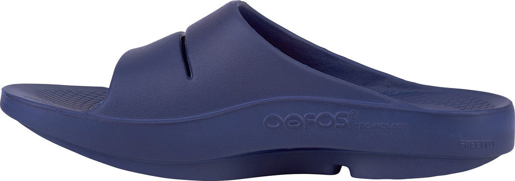 Oofos OOahh Recovery Sliders - Blue - View 3