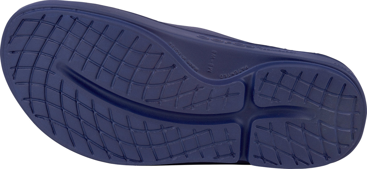Oofos OOahh Recovery Sliders - Blue - View 2