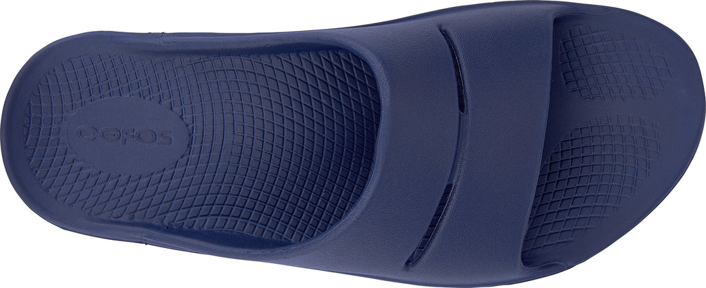 Oofos OOahh Recovery Sliders - Blue - View 4