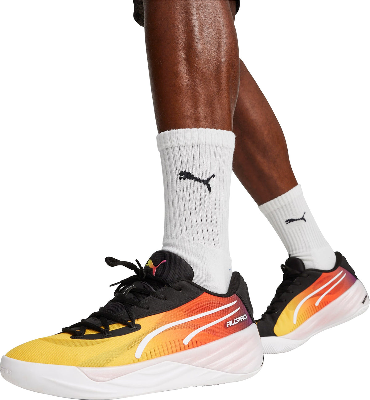 Puma All-Pro Nitro Showtime Basketball Shoes - Yellow - View 8