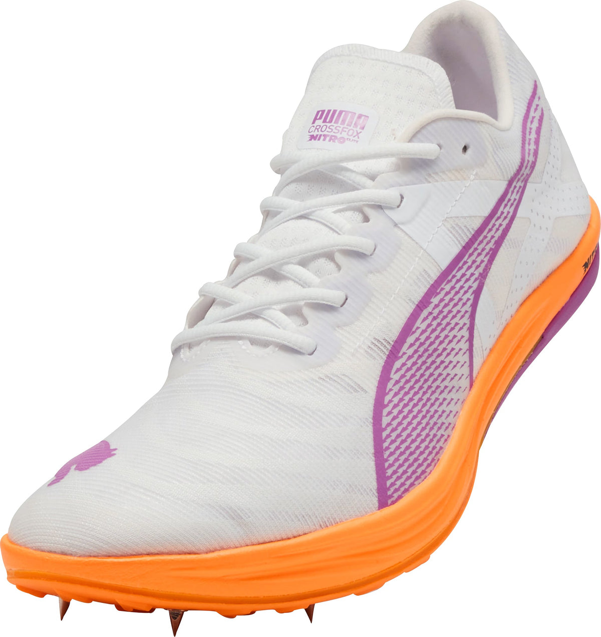 Puma Crossfox Nitro Elite Cross Country Running Spikes - White - View 7