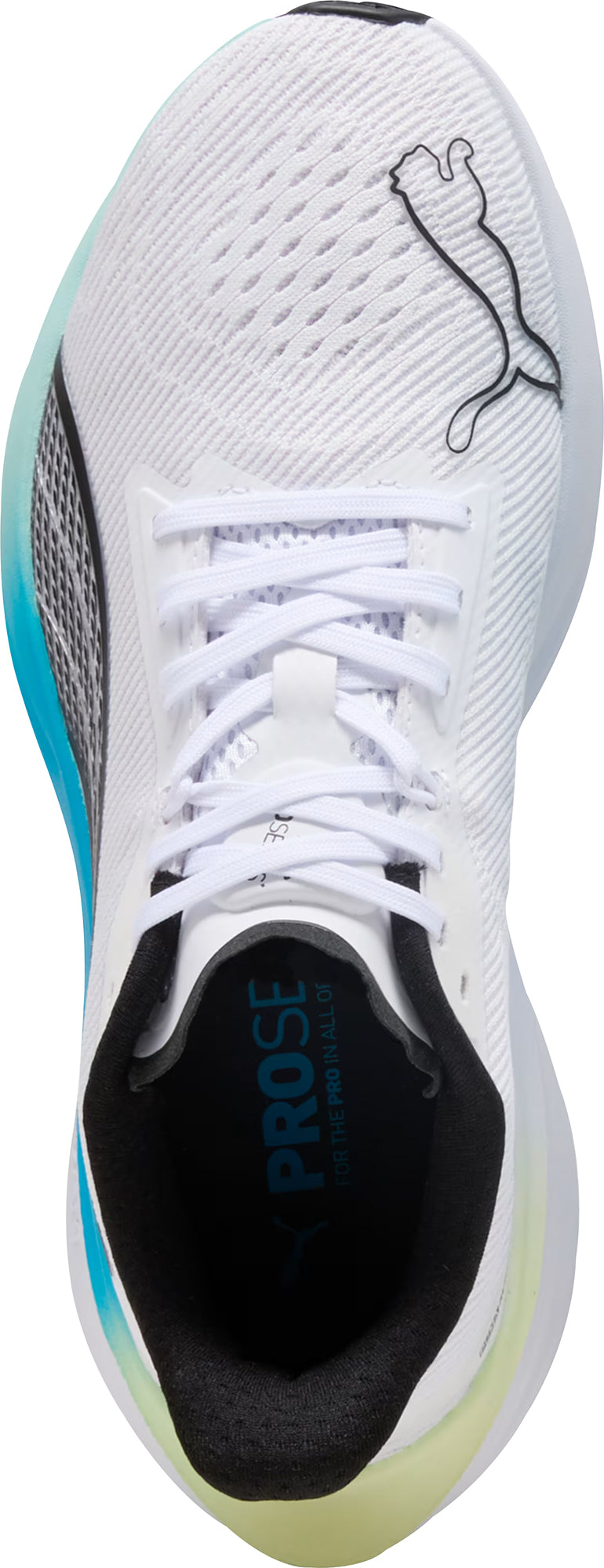 Puma Darter Pro Men's Running Shoes - White - View 4