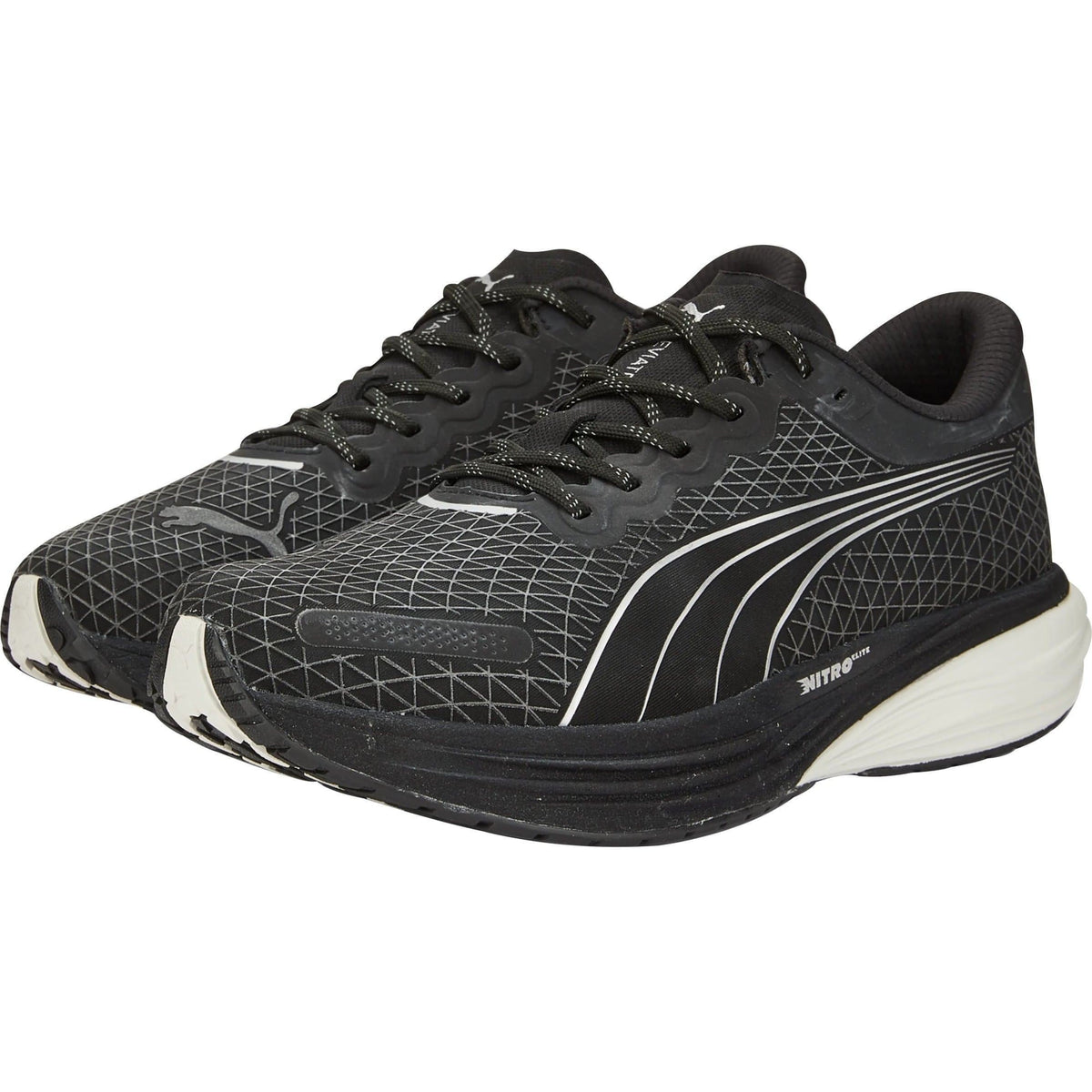 Puma Deviate Nitro 2 WTR Men's Running Shoes - Black - View 6