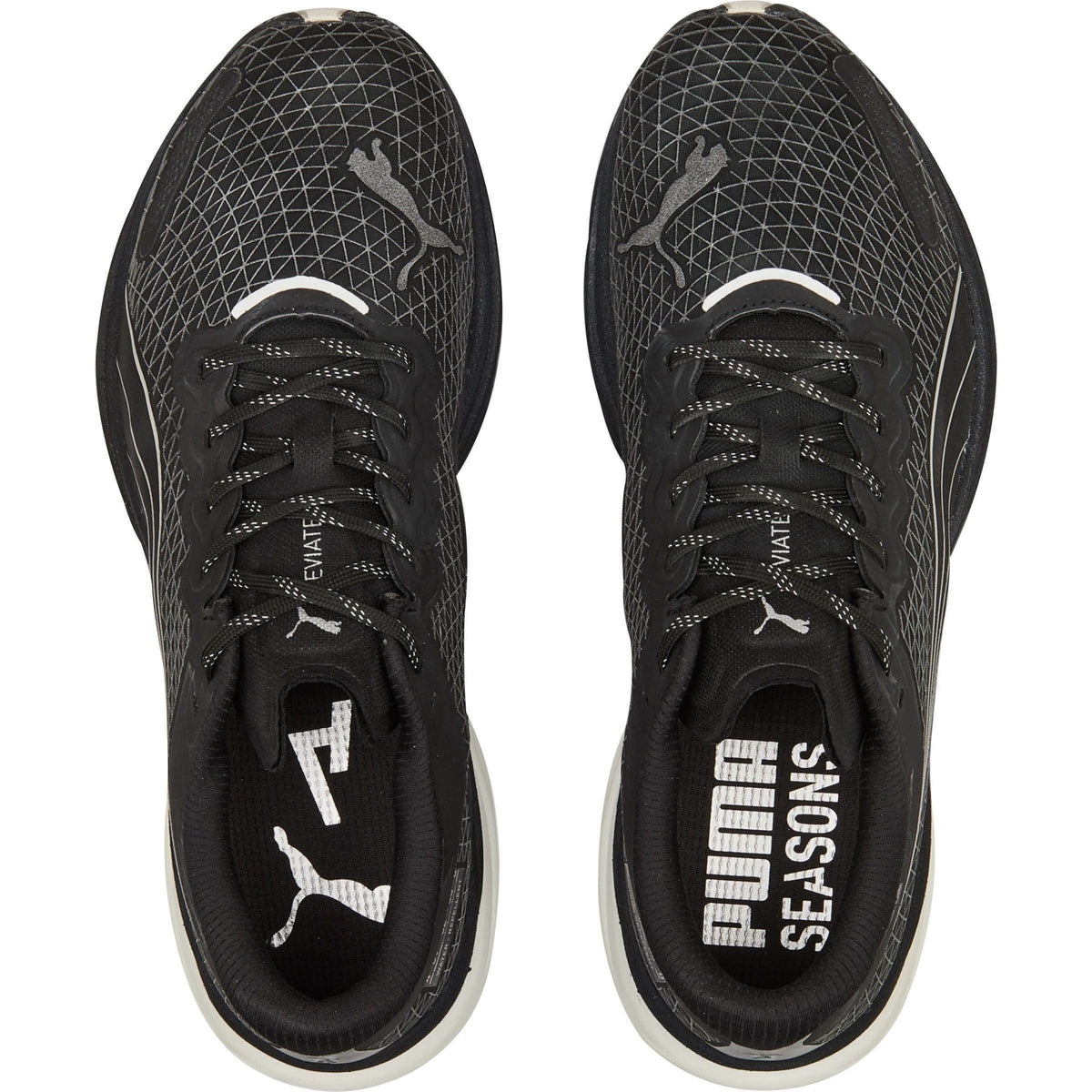 Puma Deviate Nitro 2 WTR Men's Running Shoes - Black - View 4