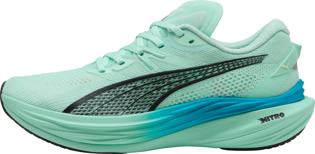 Puma Deviate Nitro 3 Men's Running Shoes - Green - View 1