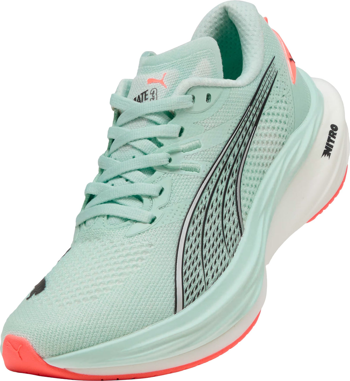Puma Deviate Nitro 3 Women's Running Shoes - Green - View 7