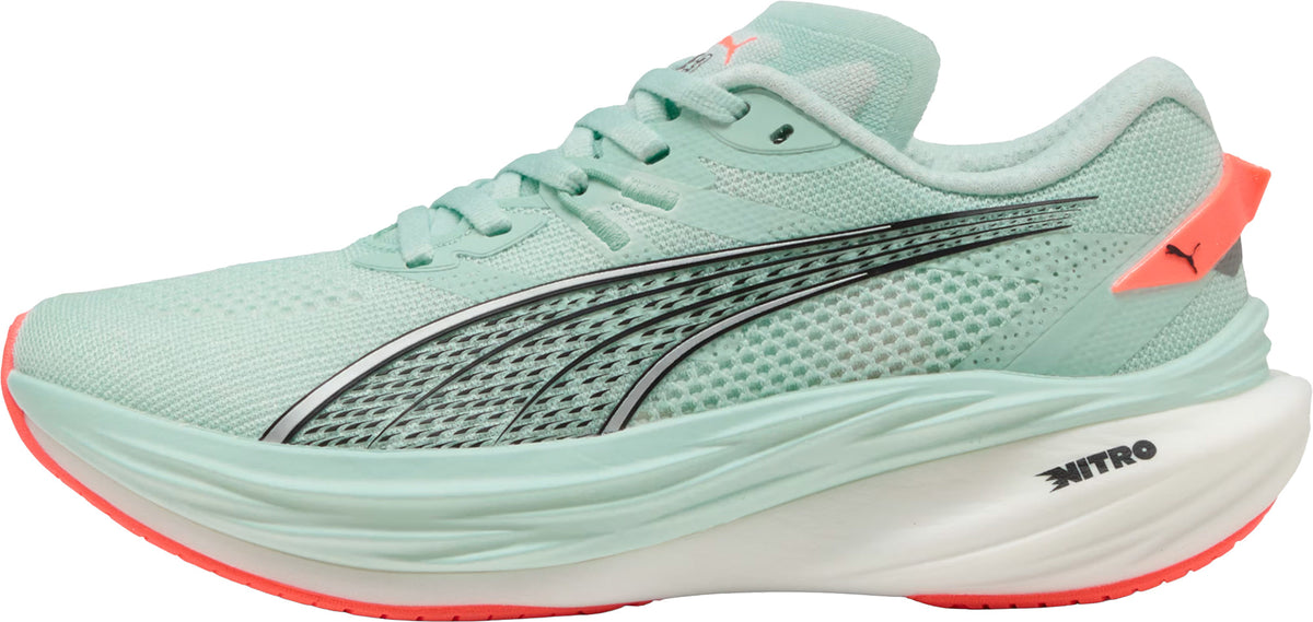 Puma Deviate Nitro 3 Women's Running Shoes - Green - View 1