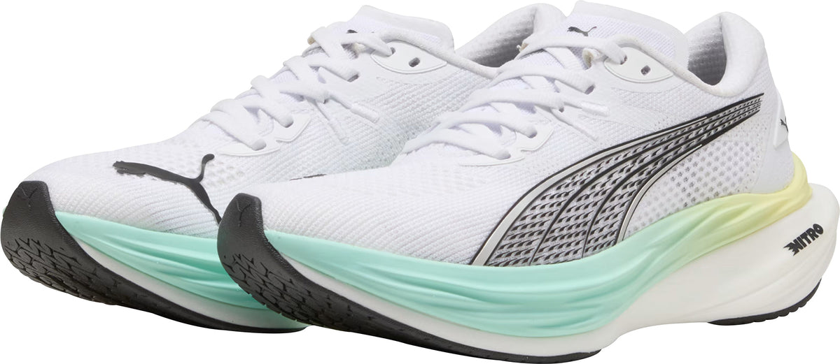 Puma Deviate Nitro 3 Women's Running Shoes - White - View 5
