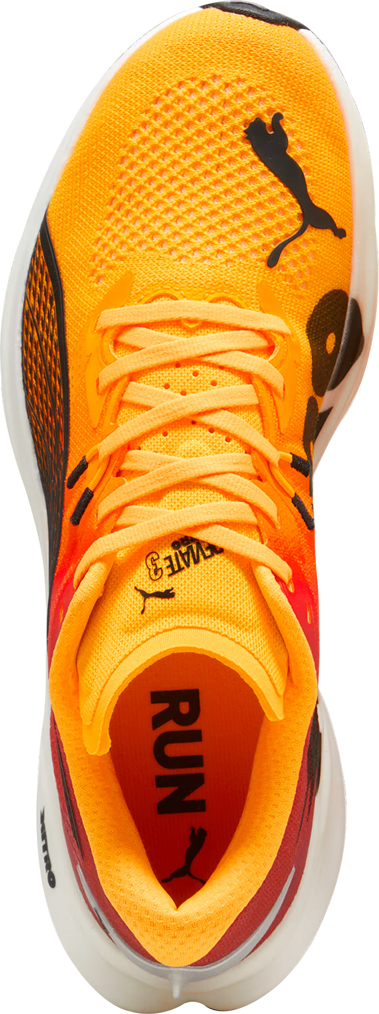 Puma Deviate Nitro 3 Women's Running Shoes - Orange - View 4