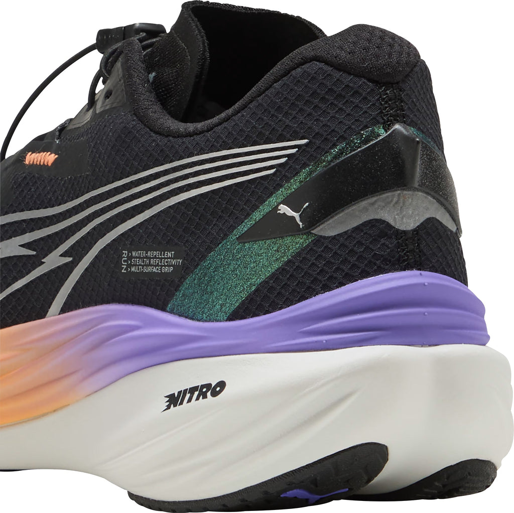 Puma Deviate Nitro 3 WTR+ Men's Running Shoes - Black - View 5