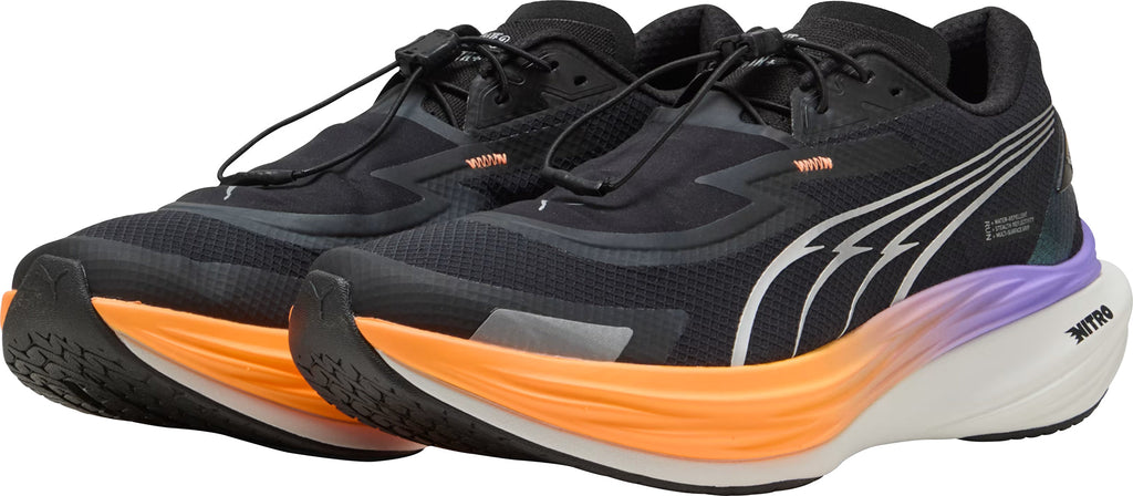 Puma Deviate Nitro 3 WTR+ Men's Running Shoes - Black - View 6