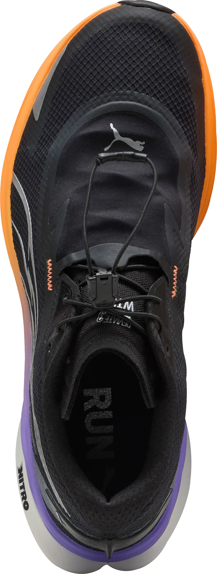 Puma Deviate Nitro 3 WTR+ Men's Running Shoes - Black - View 4