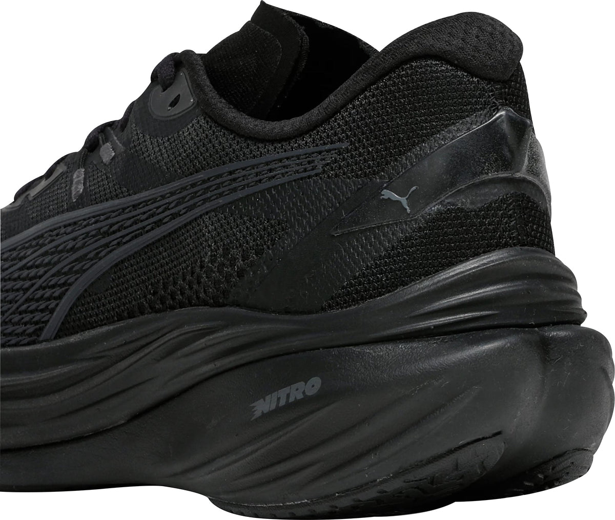 Puma Deviate Nitro 3 WIDE FIT Men's Running Shoes - Black - View 6