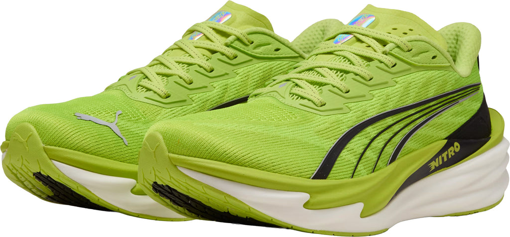Puma Deviate Nitro 4 Men's Running Shoes - Green - View 5