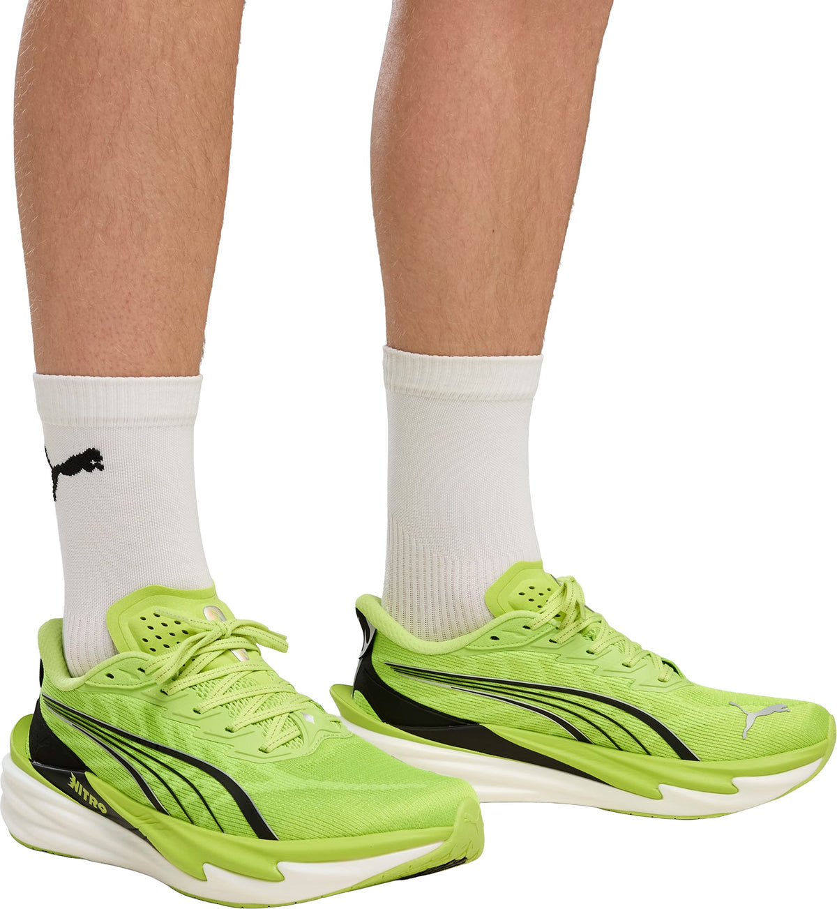 Puma Deviate Nitro 4 Men's Running Shoes - Green - View 8