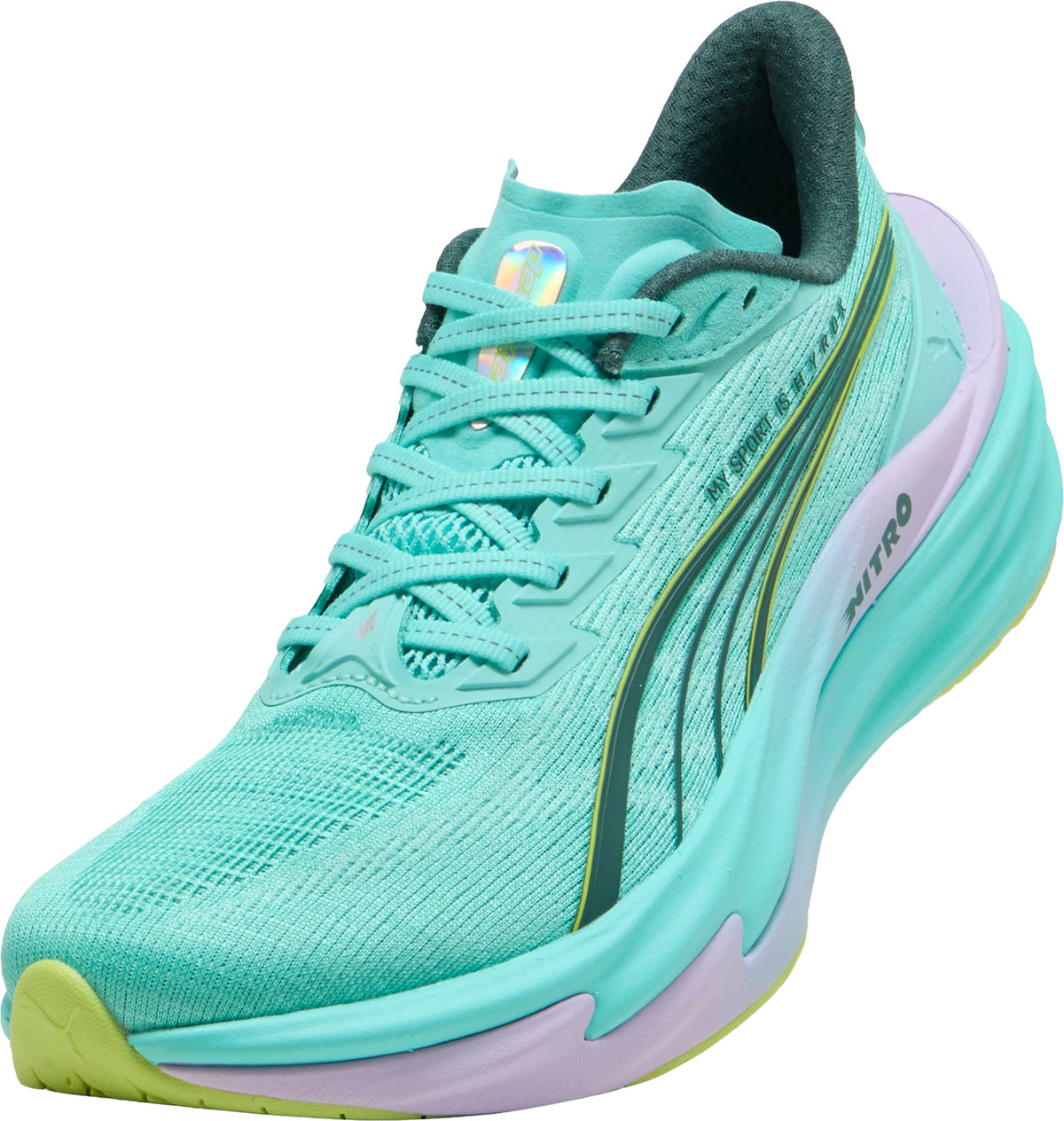 Puma Deviate Nitro 4 HYROX Women's Running Shoes - Green - View 7