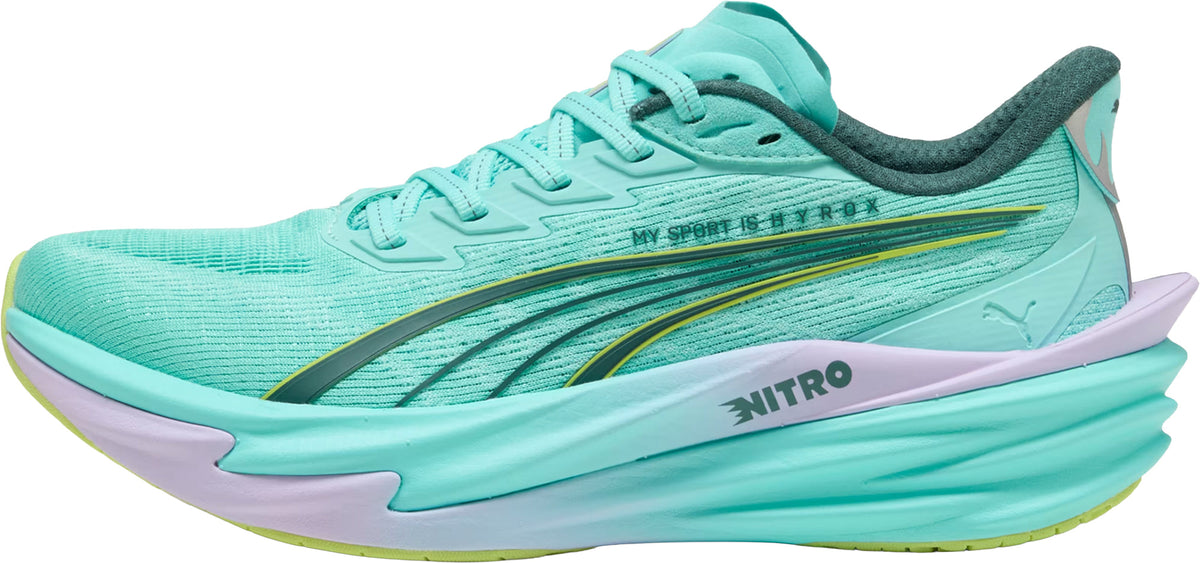 Puma Deviate Nitro 4 HYROX Women's Running Shoes - Green - View 1