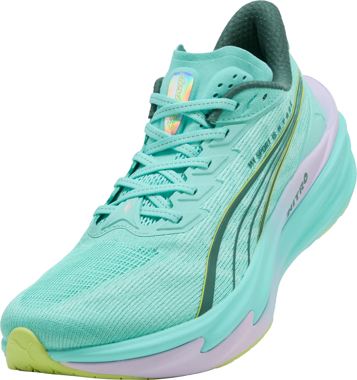 Puma Deviate Nitro 4 HYROX Men's Running Shoes - Green - View 7