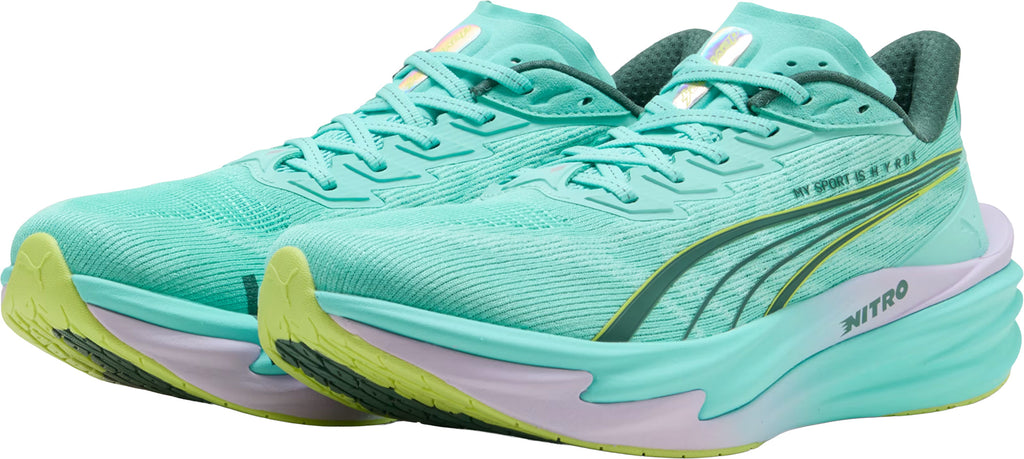 Puma Deviate Nitro 4 HYROX Men's Running Shoes - Green - View 5