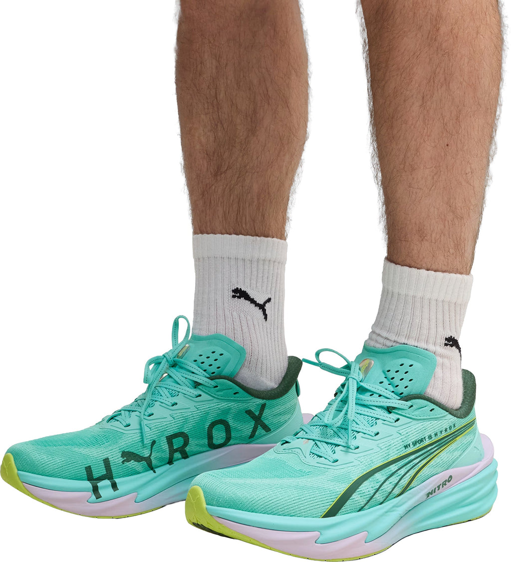 Puma Deviate Nitro 4 HYROX Men's Running Shoes - Green - View 8