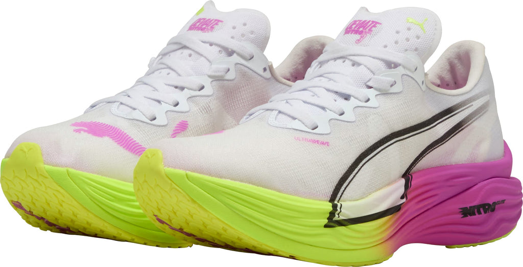 Puma Deviate Nitro Elite 3 Women's Running Shoes - White - View 5